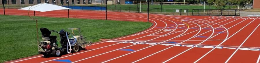 Connecticut Running Track Striping